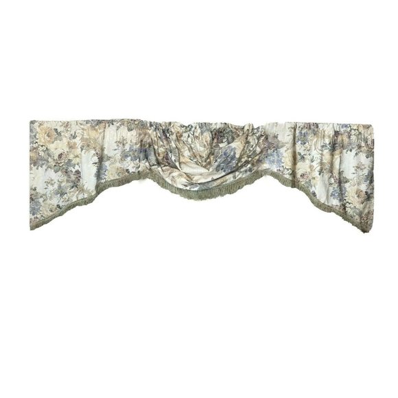 Vintage Discontinued JCPenney Window Treatments Valances Set Floral Pattern Rare - Picture 1 of 8